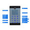 Waterdicht het Stoombadmateriaal van IPX5 Met LCD Touch screen/Bluetooth-Configuratiescherm leverancier